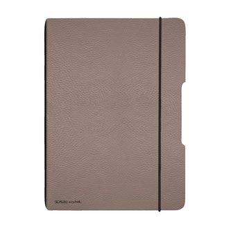 Zošit flex A4/40 listov, štvorček, šedohnedý