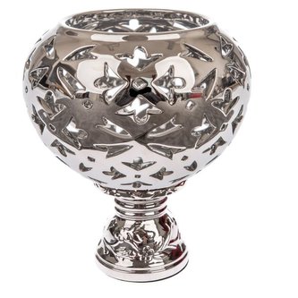 Porcelánový svietnik - postriebrené, 0/6