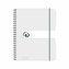 Herlitz - Špirálový blok A5/80 listov, biely