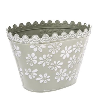 Kovový obal na květináč, 0/80