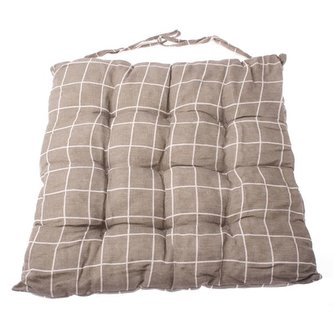 Textilní sedák na židli, 0/100