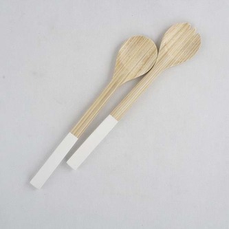 Bambusové salátové příbory  - sada 2ks, 0/48