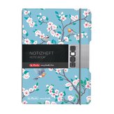 Zošit flex A6/40 listov, štvorček, Ladylike-vtáčiky