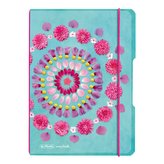 Sešit flex A5/40 listů, čtvereček, Květy