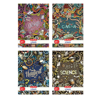 Sešit A4/40 lin,parc.čmáranice