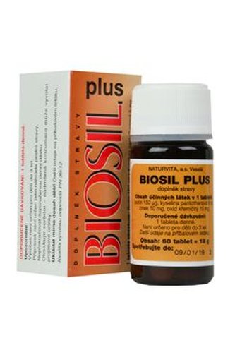 Biosil Plus na vlasy a nechty a pleť 60tbl