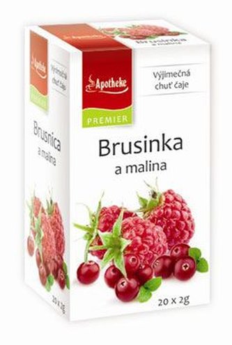 Čaj Apotheke Brusnica a malina 20sacc