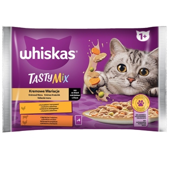 Whiskas vrecko Krmivo v krémovej omáčke 4x85g