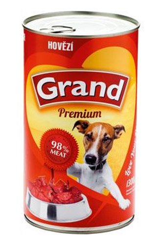 GRAND konz. pes hovädzie 1300g