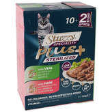Kapsička STUZZY Speciality Plus Sterilized telecí, šunka multipack