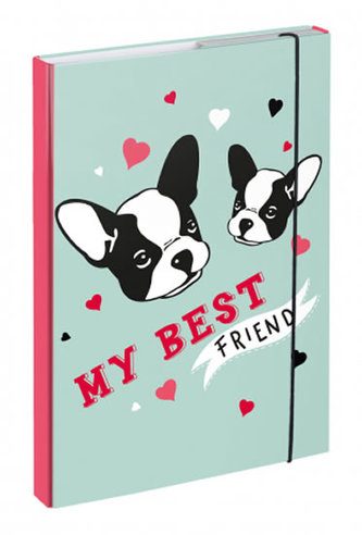 Desky na školní sešity A4 - Doggie