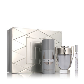 Paco Rabanne Invictus EDT 100 ml + EDT 10 ml + DEO ve spreji 150 ml M