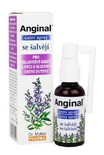 Dr.Muller Anginal ústní sprej se šalvějí 30ml
