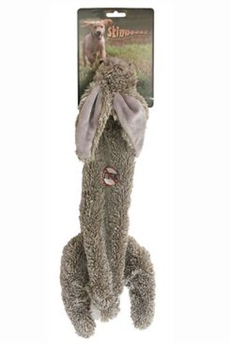 Hračka pes Zajac pískací 61cm Skinneeez