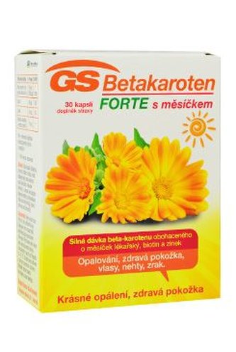GS Beta karoten Forte s měsíčkem 30cps