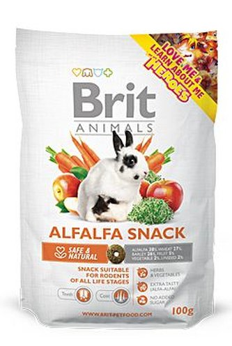 Brit Animals Alfalfa pochúťka pre hlodavce 100g