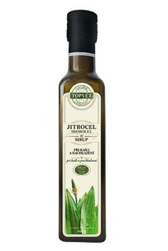 Sirup Jitrocelový při kašli a nachlaz 320g TOPVET sklo