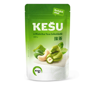 Matcha tea Kešu v Matcha Tea čokoládě 100 g