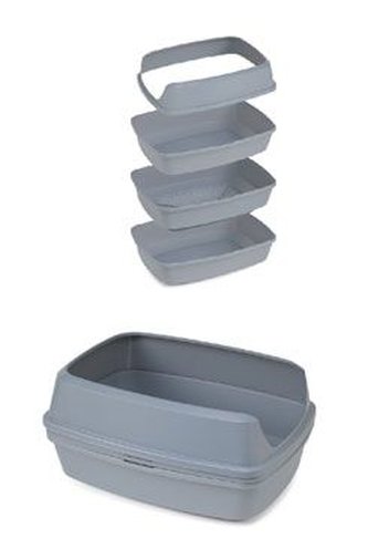 WC mačka Lift to sift s roštom 50x38x24cm