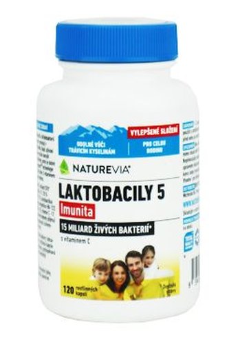 NATUREVIA/Swiss Laktobacily 5 cps 120