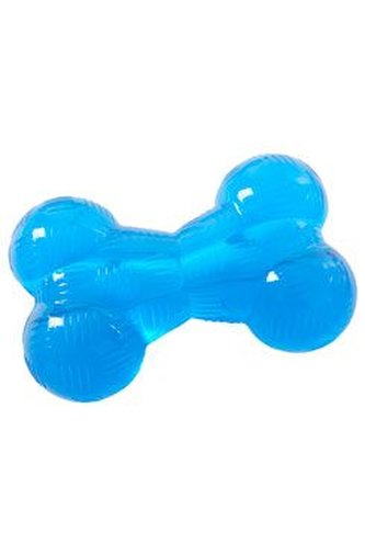 Hračka pes BUSTER Strong Bone, světle modrá, L Hračka pes BUSTER Strong Bone, světle modrá, L