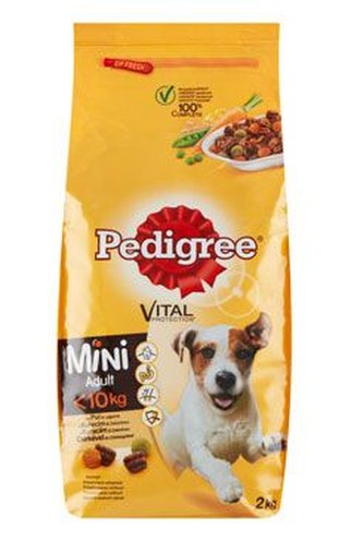 Pedigree Dry Mini s kuřecím a zeleninou 2kg