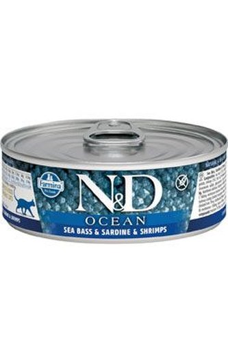 N&D CAT OCEAN Adult Tuna & Sardine & Shrimps 80g
