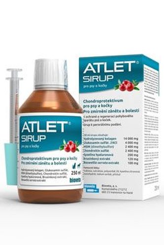 Atlét sirup pre psy a mačky 250ml