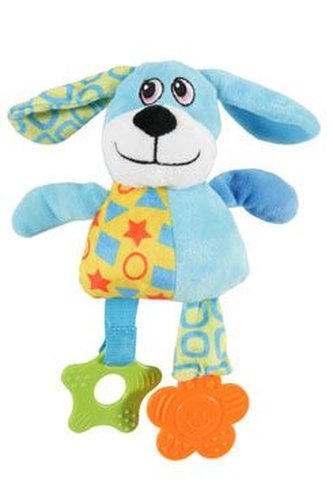 Hračka pes DOG COLOR plyš modrá 22cm Zolux