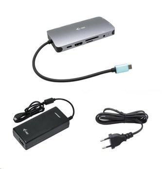 i-tec USB-C kovová nano dokovacia stanica HDMI/VGA s LAN + PD 100 W + zdroj 112 W (PD 100 W)