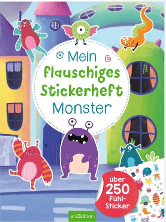 Mein flauschiges Stickerheft Monster