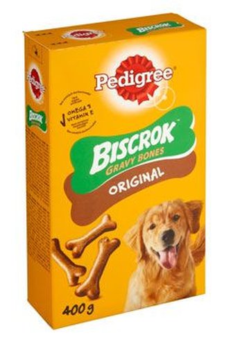 Pedigree Pochúťka Biscrok Gravy bones 400g