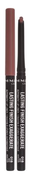 Rimmel London Lasting Finish Tužka na rty Exaggerate 0,35 g 018 Rose Addiction pro ženy
