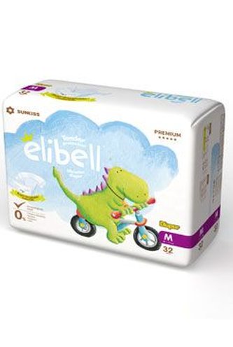 Plenky dětské Elibell M 6-11kg 32ks