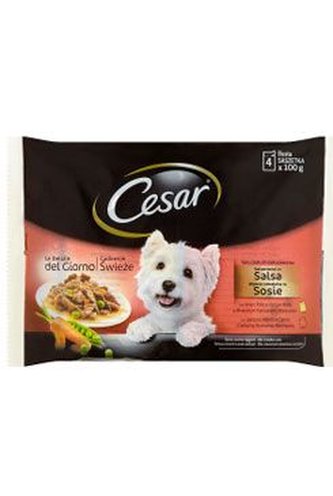 Cesar Selection kapsička ve šťávě 4x100g