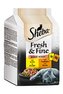 Sheba kapsa Fresh&Fine s kuřecím a krůtím masem 6x50g