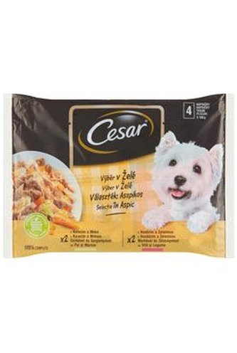 Cesar Selection kapsička v želé 4x100g