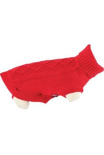 Obleček sveter pre psov LEGEND červený 35cm Zolux