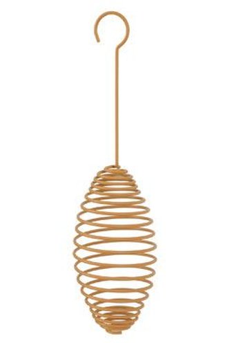 Krmítko venk.SPIRAL na loj.koule kov oranžová15cmZolux