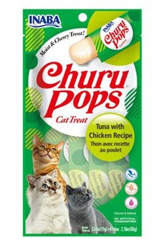 Churu Cat Pops Tuna with Chicken 4x15g Churu Cat Pops Tuna with Chicken 4x15g