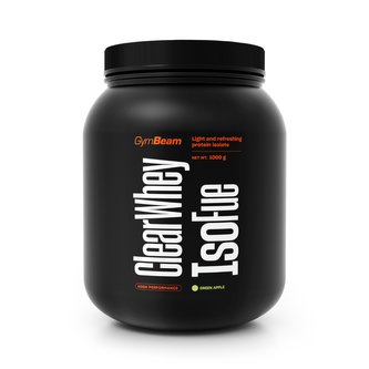 Clear Whey IsoFue - GymBeam - broskev ledový čaj - 1000 g