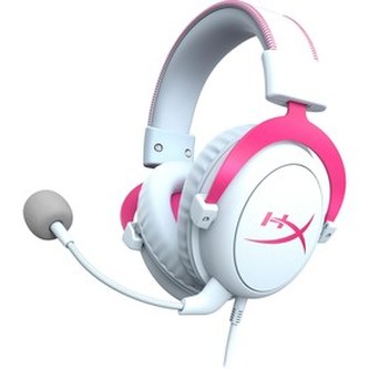 Sluchátka HYPERX Cloud II Gaming bílo-růžový