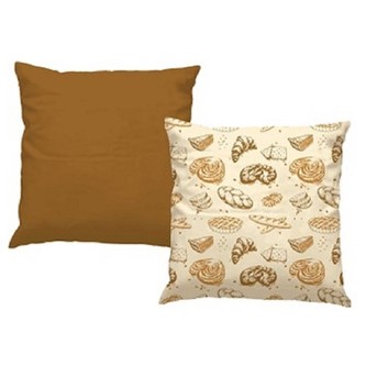 HOME ELEMENTS Podsedák prošívaný 40x40 cm, Pečivo