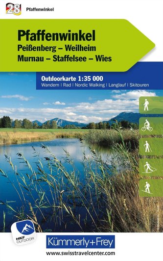 Pfaffenwinkel Nr. 28 Outdoorkarte Deutschland 1:35 000