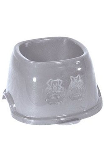 Miska plast protišmyk pre kokeršpaniel 0,7l šedá Zolux