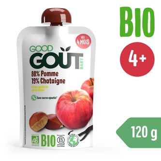 Good Gout BIO Jablko s kaštanem a vanilkou (120 g)