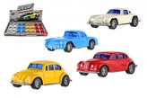 Auto mini kov/plast 7,5cm na zpětné natažení 4 varianty - 1 ks