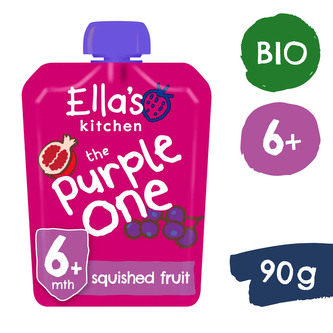 Ella's Kitchen BIO PURPLE ONE ovocné pyré s černým rybízem (90 g)