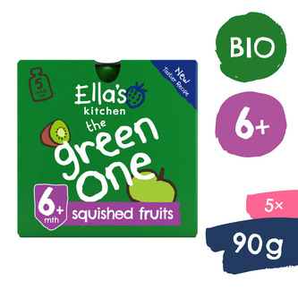 Ella's Kitchen BIO GREEN ONE Kiwi s jablkem a banánem (5x90 g)