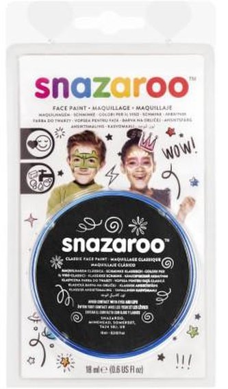 Snazaroo Farba na tvár 18 ml - čierna